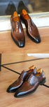 Elegant Plus Size Men's Formal Oxfords - Classic Lace-Up Leather Shoes for Weddings, Office, and Business Casual Events